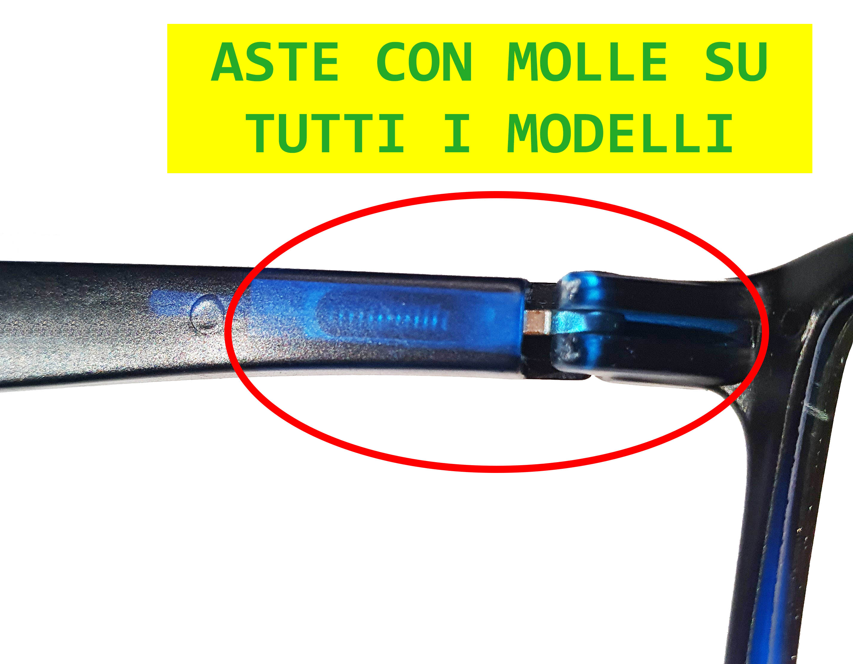 Solar - Occhiali scuri da lettura | Montatura lucida nera, Con