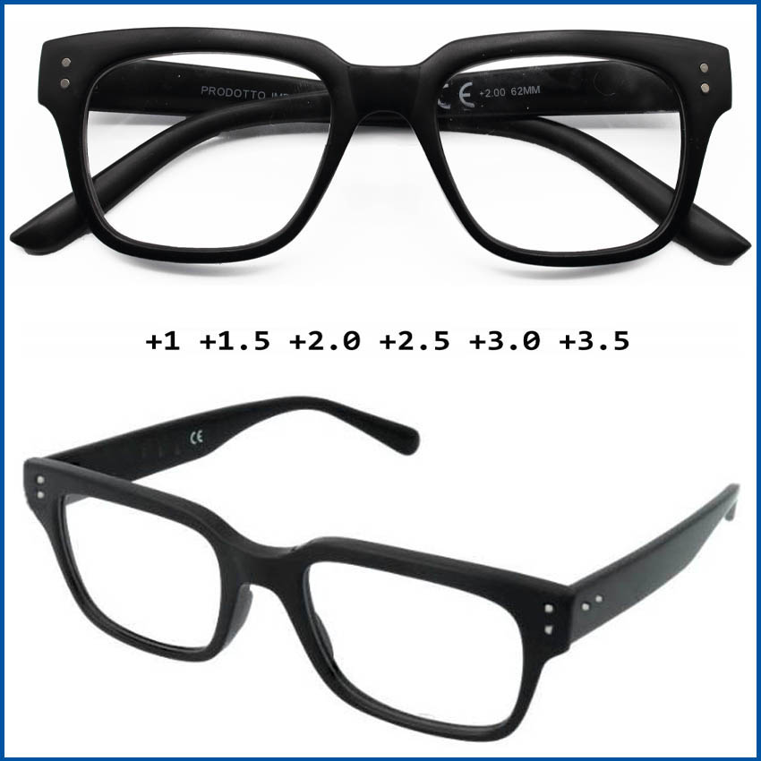 OCCHIALI DA LETTURA Da Sole Uomo Donna Graduati Vista Vicino 4 Diottrie Nero 2 EUR 15,69 - ES - Foto 3