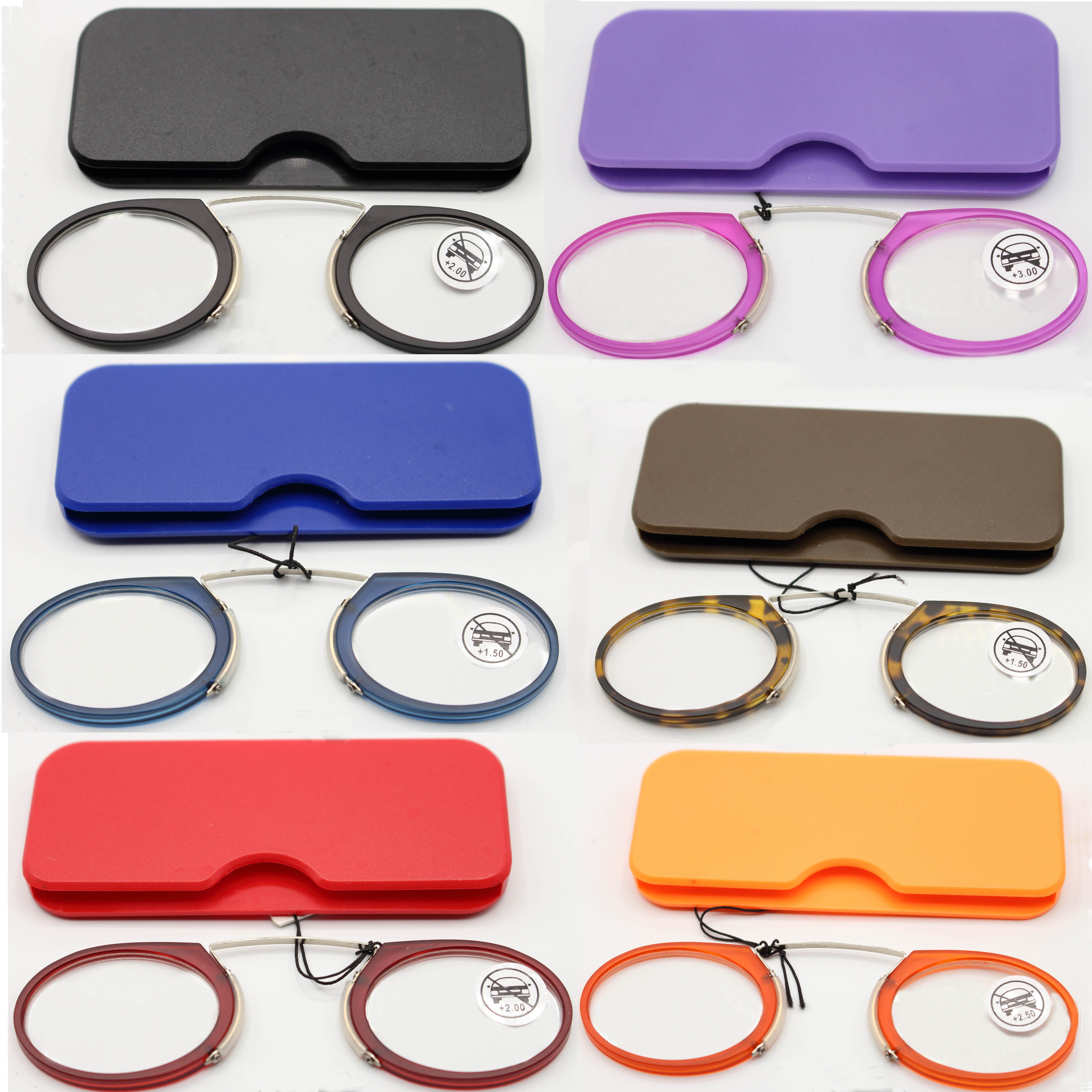 Set 6 Bustine Per Occhiali - 3 In Pelle E 3 In Feltro, Portatili E Protettive - Foto 8