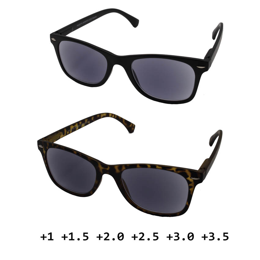 OPULIZE Marrone Tartaruga E Marrone Occhiali Da Lettura Valore 2 Pacco Stile Designer Uomo Donna Uvr2Pk014_015 +2,00-70 Gr - Foto 7