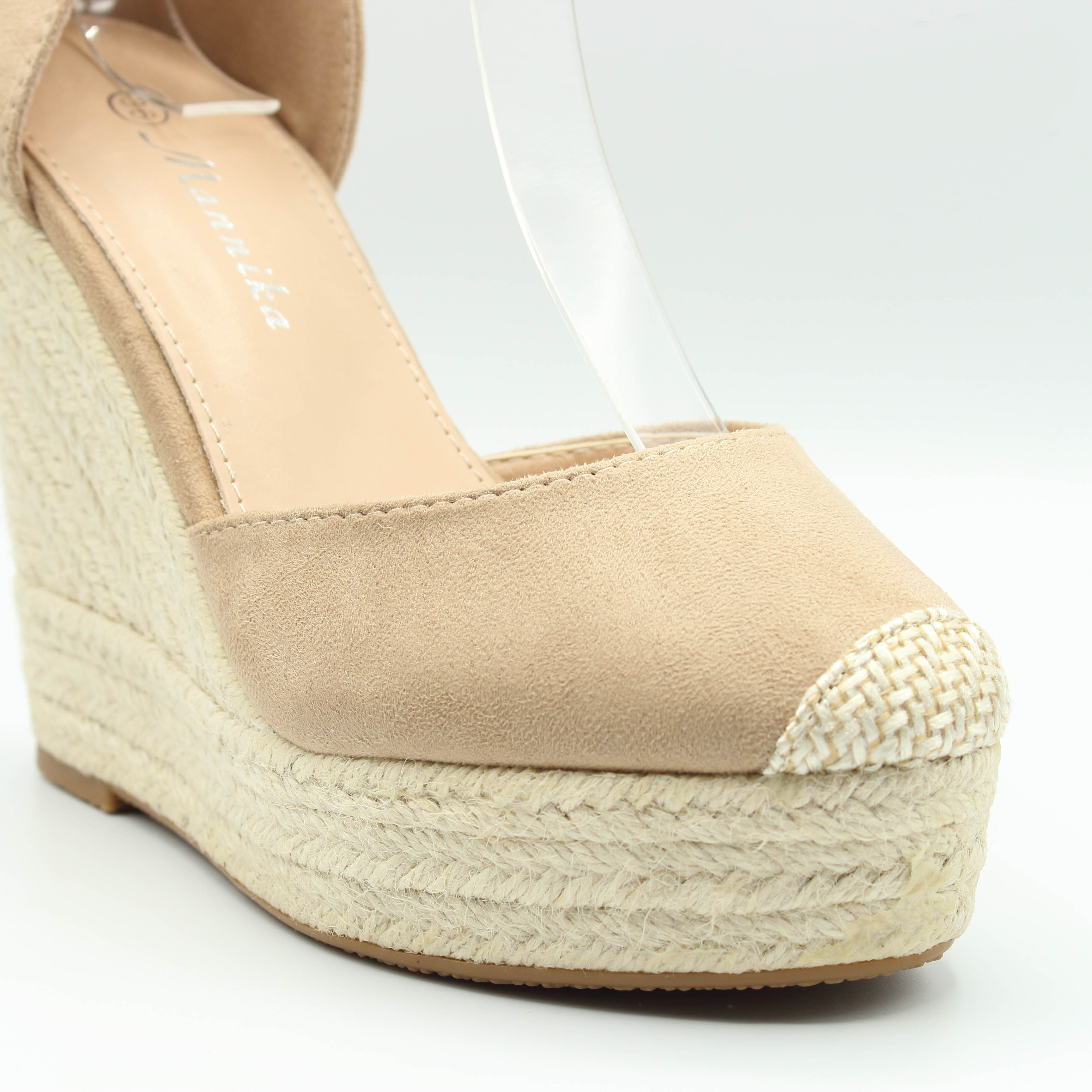 Sandali Donna Zeppa Estivi Espadrillas Scarpe Con Tacco Mules Plateau - Foto 6